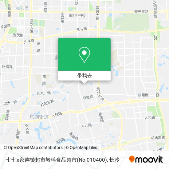 七七e家连锁超市毅瑶食品超市(No.010400)地图