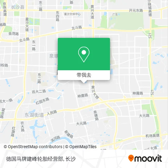 德国马牌建峰轮胎经营部地图