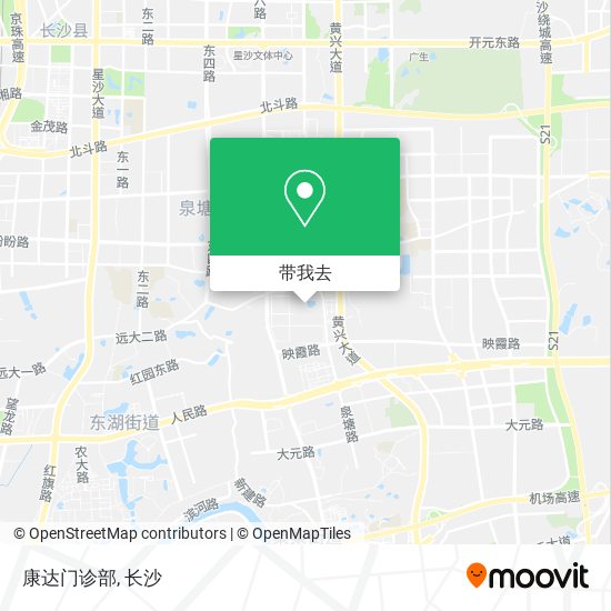 康达门诊部地图