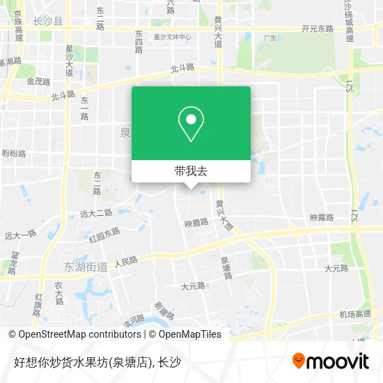 好想你炒货水果坊(泉塘店)地图