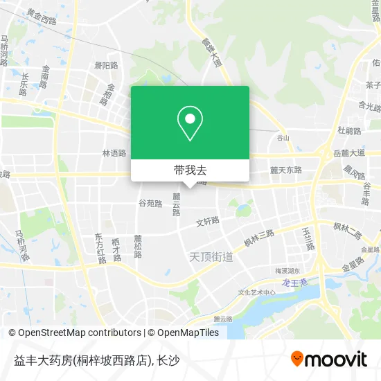 益丰大药房(桐梓坡西路店)地图