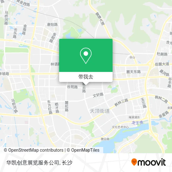 华凯创意展览服务公司地图