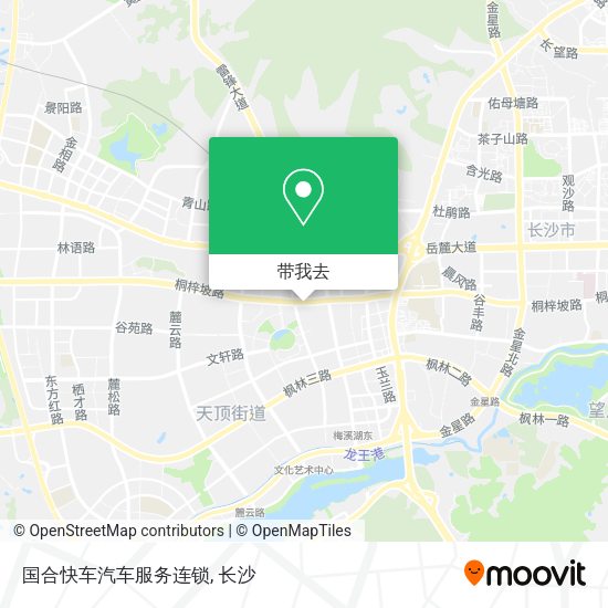 国合快车汽车服务连锁地图