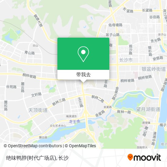 绝味鸭脖(时代广场店)地图