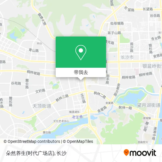 朵然养生(时代广场店)地图