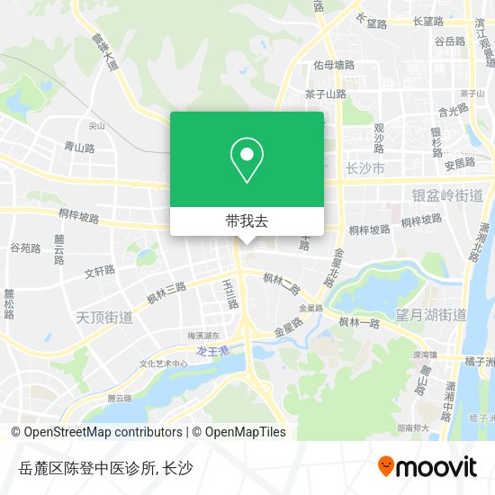 岳麓区陈登中医诊所地图