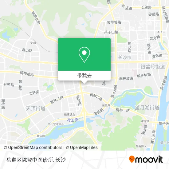 岳麓区陈登中医诊所地图