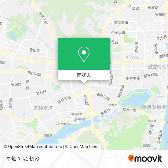 星灿医院地图