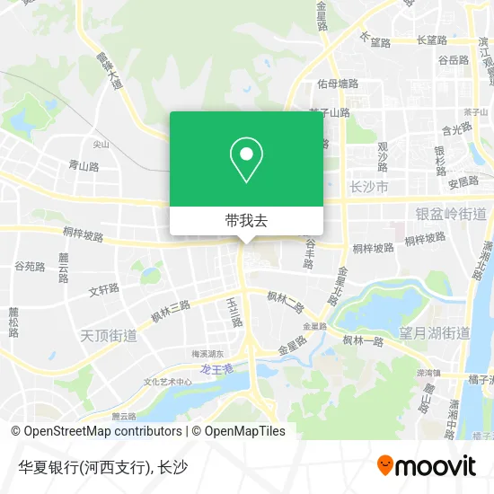 华夏银行(河西支行)地图