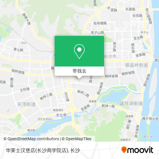 华莱士汉堡店(长沙商学院店)地图
