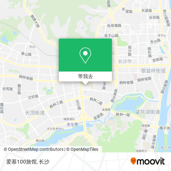 爱慕100旅馆地图