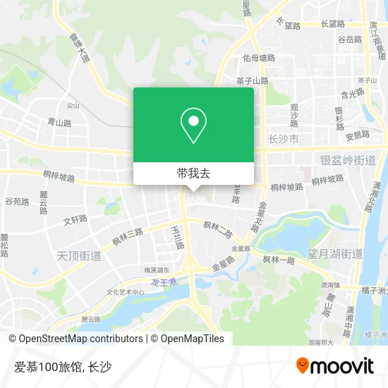 爱慕100旅馆地图