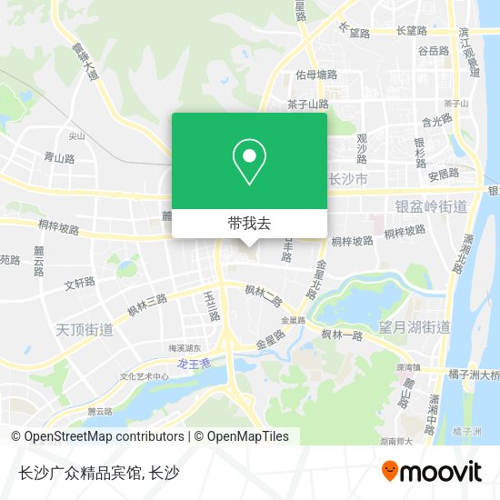 长沙广众精品宾馆地图