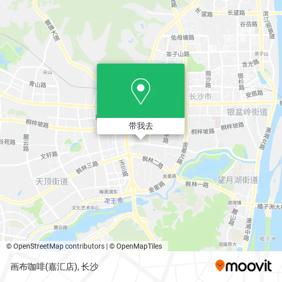 画布咖啡(嘉汇店)地图