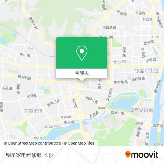 明星家电维修部地图