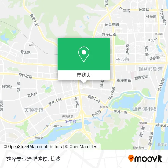 秀泽专业造型连锁地图