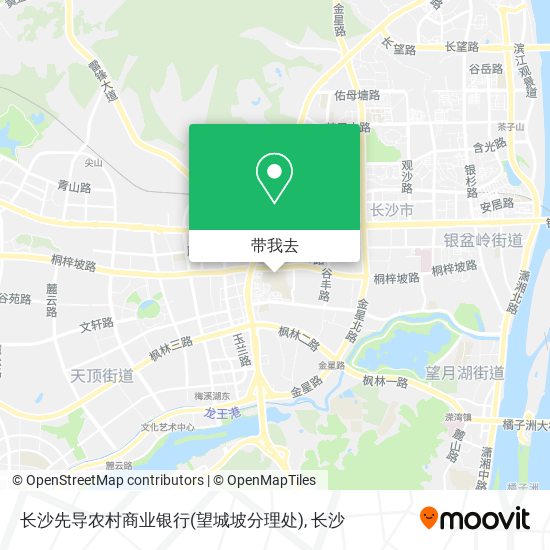 长沙先导农村商业银行(望城坡分理处)地图