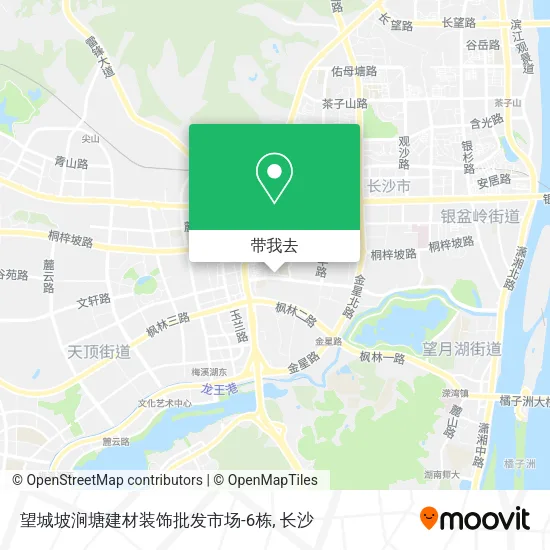 望城坡涧塘建材装饰批发市场-6栋地图