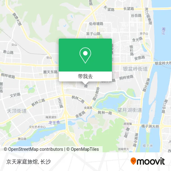 京天家庭旅馆地图