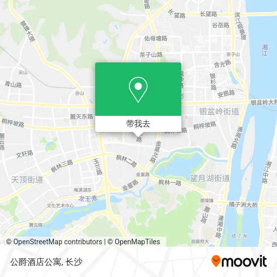 公爵酒店公寓地图