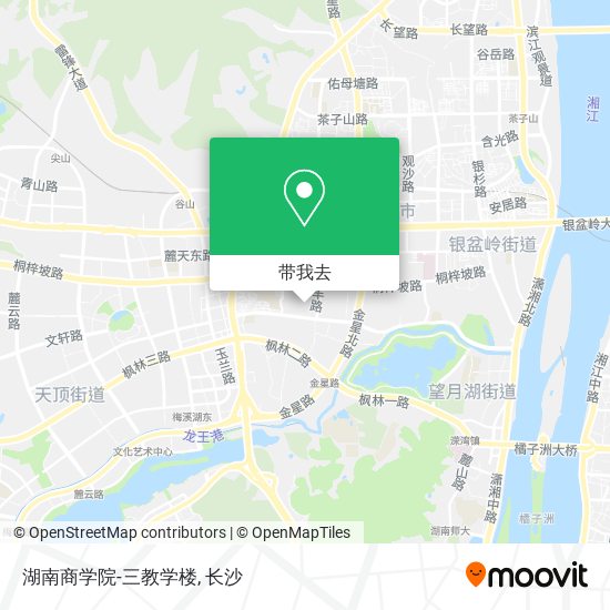 湖南商学院-三教学楼地图