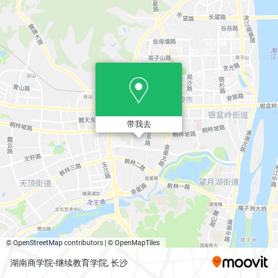 湖南商学院-继续教育学院地图