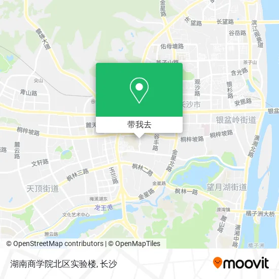 湖南商学院北区实验楼地图