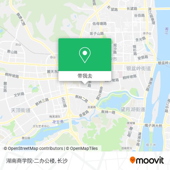 湖南商学院-二办公楼地图