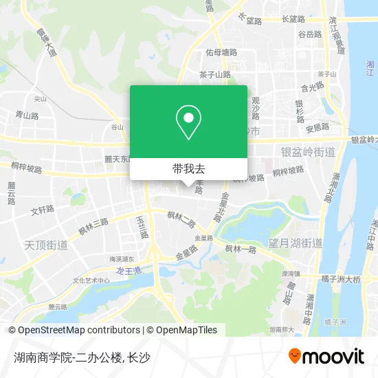 湖南商学院-二办公楼地图