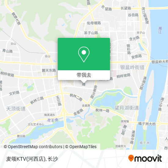 麦颂KTV(河西店)地图