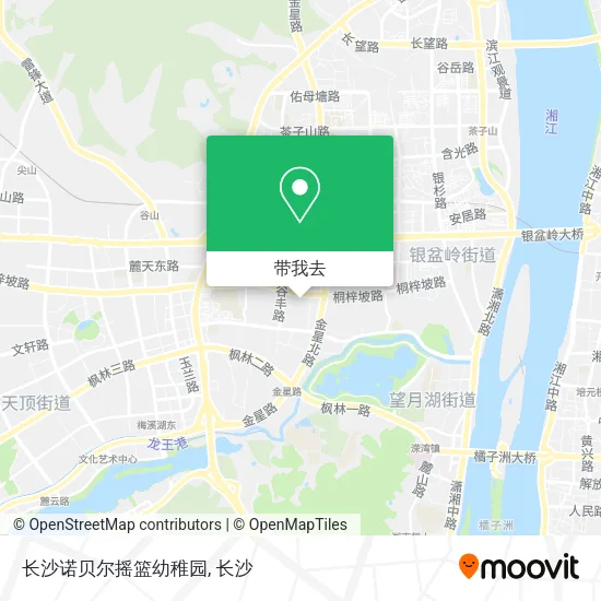 长沙诺贝尔摇篮幼稚园地图