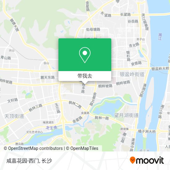 咸嘉花园-西门地图