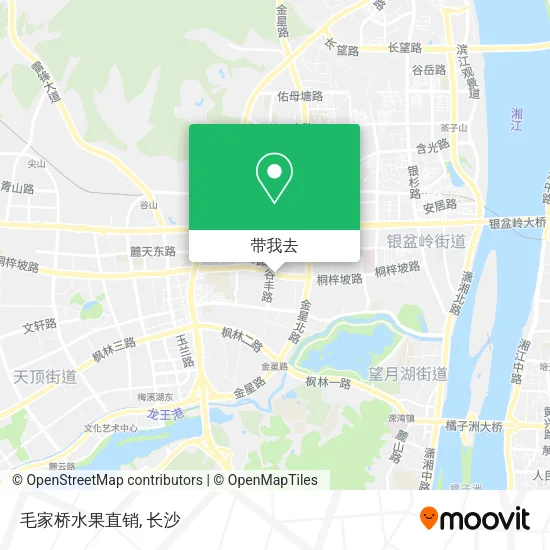 毛家桥水果直销地图