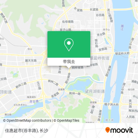 佳惠超市(谷丰路)地图