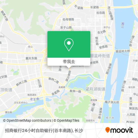 招商银行24小时自助银行(谷丰南路)地图