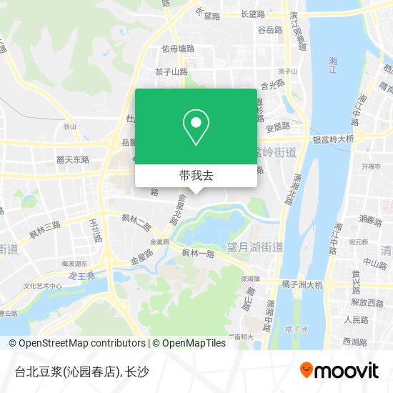台北豆浆(沁园春店)地图