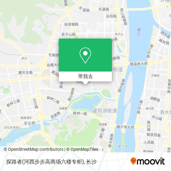 探路者(河西步步高商场六楼专柜)地图