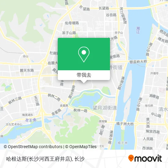 哈根达斯(长沙河西王府井店)地图