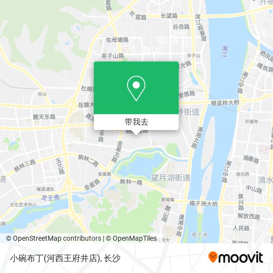 小碗布丁(河西王府井店)地图