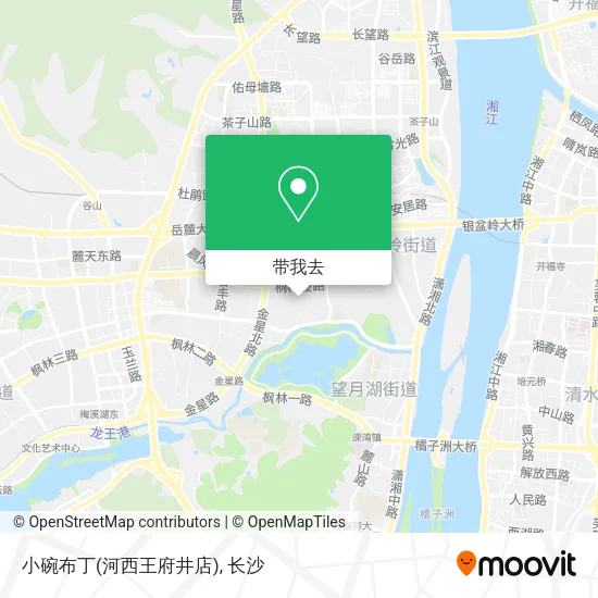 小碗布丁(河西王府井店)地图