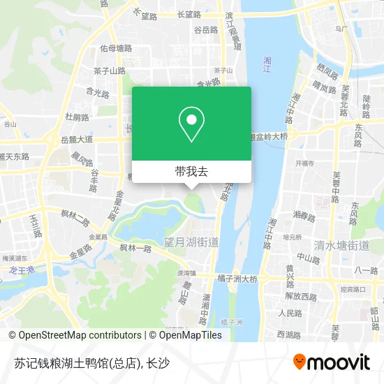 苏记钱粮湖土鸭馆(总店)地图