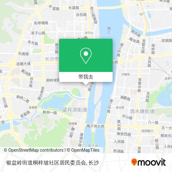 银盆岭街道桐梓坡社区居民委员会地图