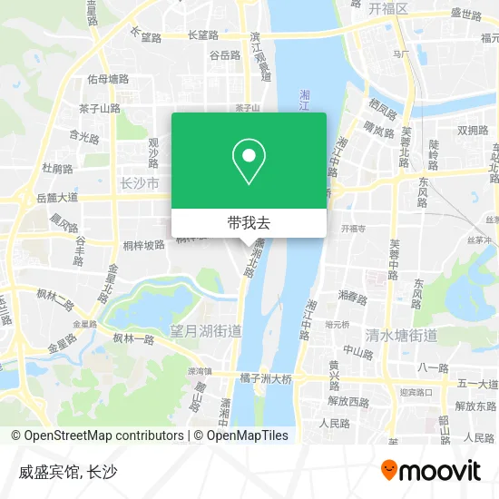 威盛宾馆地图
