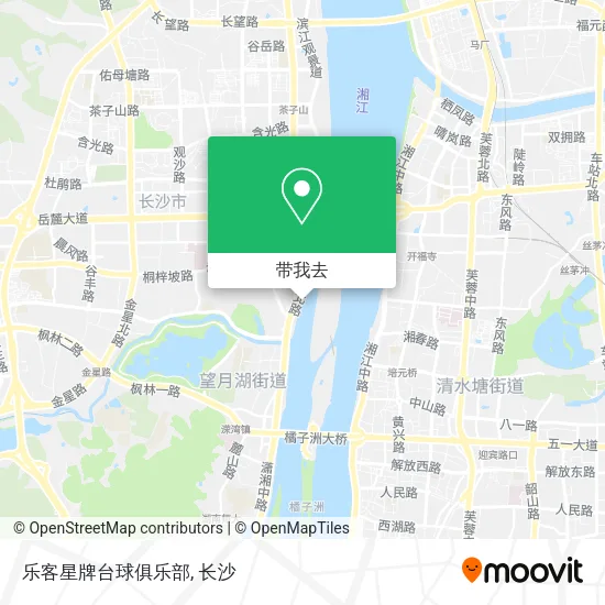 乐客星牌台球俱乐部地图