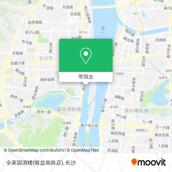 全家园酒楼(银盆南路店)地图