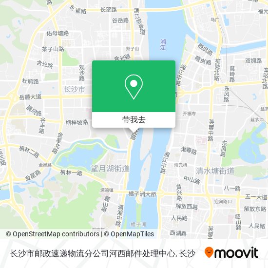 长沙市邮政速递物流分公司河西邮件处理中心地图