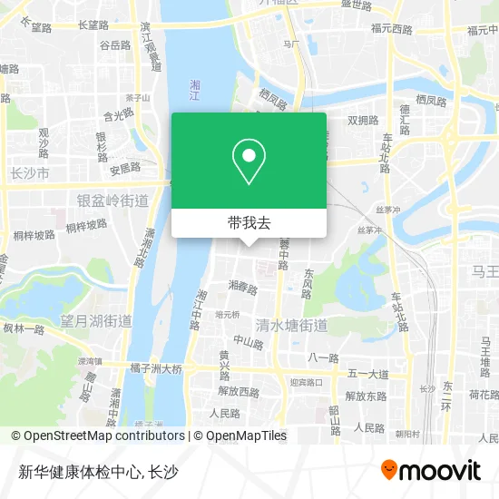 新华健康体检中心地图