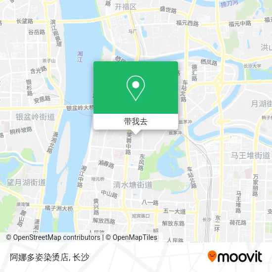 阿娜多姿染烫店地图