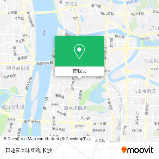 田趣园本味菜馆地图