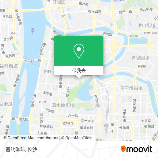 塞纳咖啡地图